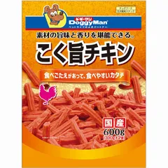 ドギーマン こく旨チキン 600g 犬用おやつ （1点）