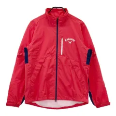 サイズ：M CALLAWAY キャロウェイ  2WAY レインウェア 上下セット  レッド系 [240101299777] ゴルフウェア メンズ ストスト