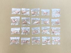 ミニ四駆　方軸モーター用　ノーマル金具袋詰め　２０セット