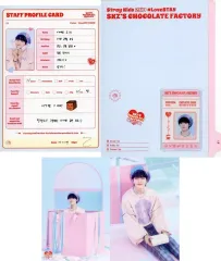【中古】雑貨 アイエン ポストカード＆プロフィール＆IDカード ファイルセット 「Stray Kids 2ND #LoveSTAY ‘SKZ’S CHOCOLATE FACTORY’」