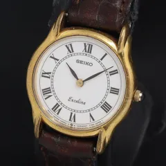 Vintage 1993 [Exc+5] Seiko Exceline 1F20-0J50 shell Quartz