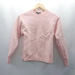 ◇ ⊇ UNIQLO ユニクロ プレミアムラムクルーネック 長袖 セーター サイズM ピンク レディース E  【1412090004902】