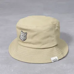 MAISON KITSUNE メゾンキツネ　コットン　バケットハット　ベージュ 楽天市場】MAISON KITSUNE メゾンキツネ バケットハット MM06114