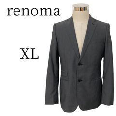 renoma レノマ スーツ セットアップ グレー チェック 3L 匿名配送 renoma レノマ スーツ セットアップ グレー チェック 3L 匿名配送