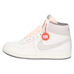 NIKE (ナイキ) JORDAN AIR SHIP PE SP TECH GREY DZ3497-100 ジョーダン エア シップ サミットホワイト ガンスモーク ハイカットスニーカー ホワイト/グレー US9/27.0cm