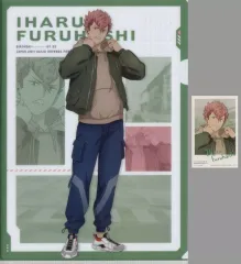 【中古】グッズセット 古橋伊春(私服) A4クリアファイル＆ステッカーセット 「一番くじ 怪獣8号 3弾」 G賞