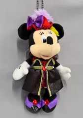 【中古】ぬいぐるみ ミニーマウス(ザ・ヴィランズ・ワールド) ぬいぐるみバッジ 「ディズニー・ハロウィーン2018」 東京ディズニーシー限定