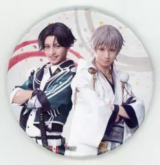 【中古】バッジ・ピンズ 立花裕大＆岡宮来夢(豊前江＆鶴丸国永) ブラインド缶バッジ(戦闘ver.) 「ミュージカル『刀剣乱舞』 ～静かの海のパライソ～」