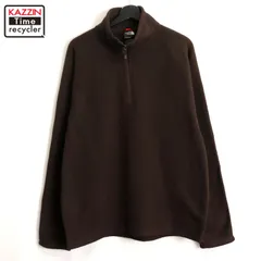 00s THENORTHFACE ハーフジップ フリースジャケット メンズ 表記Lサイズ