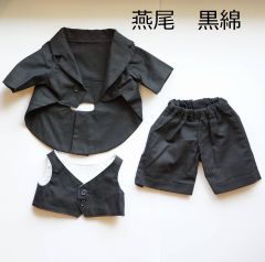 ダッフィー　コスチューム　フォーマル　燕尾服(黒）　手作り