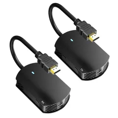 新品 ワイヤレスHDMI 無線 送受信機セット【日本技適認証済】HDMI 無線化 ワイヤレスディスプレイアダプター 50M安定転送距離 HDMI ワイヤレス 2.4G/5G高速転送 ミラーモード 拡張モード HDMI 無線 ワイヤレス PC 画面 を テレビ