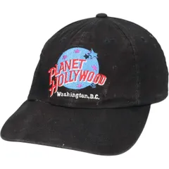 古着 90年代 PLANET HOLLYWOOD プラネットハリウッド ベースボールキャップ フリーサイズ相当 ヴィンテージ/gaa006019