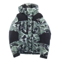 THE NORTH FACE (ザノースフェイス) Novelty Baltro Light Jacket カモフラ柄 ノベルティー バルトロ ライト ダウンジャケット カーキ/ブラック ND91951