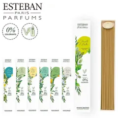 新品 ESTEBAN エステバン お香 40本入り インセンス スティック インテリアガーデンナチュール ヴィーガン サマージャスミン お香立て付き おしゃれ  日本香堂
