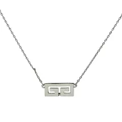 GIVENCHY ジバンシー ネックレス ペンダント アクセサリー ジュエリー 小物 ロゴ メタル シルバー