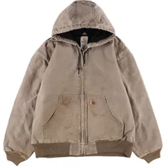 古着 カーハート Carhartt アクティブジャケット ダックフルジップパーカー メンズL相当/eaa570519