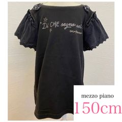 mezzo piano★レース袖Tシャツ