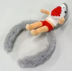 【中古】アクセサリー(非金属) サメ人間 マスコット付きカチューシャ 「JAWS」 ユニバーサル・スタジオ・ジャパン2022限定