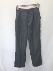 ◇ ⊆ FREAK'S STORE フリークスストア センタープレス タック パンツ サイズM ネイビー レディース E  【1410230008483】