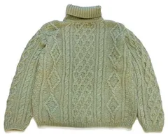2024年最新】アラン編み タートルネック ニットセーターの人気アイテム
