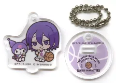 【中古】キーホルダー 紫原敦＆クロミ 「黒子のバスケ×サンリオキャラクターズ PremiumShop ミニアクリルスタンドキーホルダー」