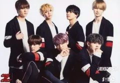 【中古】生写真(男性) ONE N’ ONLY/集合(7人)/横型・膝上・衣装黒・白・赤・前列座り・口閉じ・背景白/「ONE N’ ONLY～EBiSSH×SBC～ Dark Knight」EBiSSH 生写真セット #010 さとり少年団 生写真セット #0