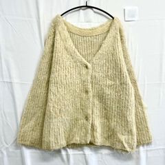＠い117　mystic　ミスティック　ニット　Ｆ　フリー　ホワイト　ベージュ