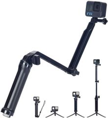 [新品]Session Black 12/11/10/9/8/7/6/5/4 Max、DJI Hero GoPro osmo アクションカメラ用 自撮り棒・三脚・ハンドラー action、その他のアクションカメラ 3-WAY 防水