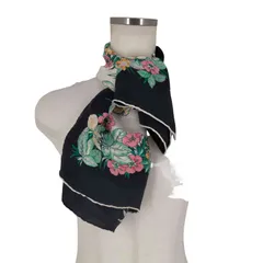 クリスチャンディオール Christian Dior 花柄シルクスカーフ レディース 表記無 のサムネイル