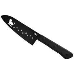 【 新品 未開封 】 貝印 Nyammy ねこの包丁(三徳165mm) AB5801 AB5801 未使用 送料無料のサムネイル