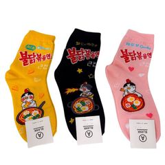 靴下 レディース 韓国ソックス ブルダック麺 かわいい おしゃれ #インスタ #人気 #韓流 #オルチャン
