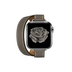 【新品】 コンパチブル アップルウォッチ バンド 40mm 38mm 41mm 45mm 44mm 42mm 49mm iWatch Series 8 7 SE 6 5 4 3 2 1 Apple Watch バンド女性男性スポーツ交換高級本革二重巻細いス 0