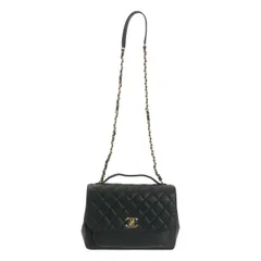 【美品】  CHANEL / シャネル | ビジネスアフィニティ マトラッセ 2way ショルダーバッグ | ブラック | レディース