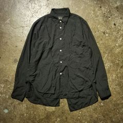 COMME des GARCONS HOMME PLUS 24ss エステル縮絨 ドッキングシャツ S コムデギャルソンオムプリュス 2024ss AD2023