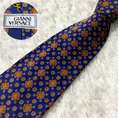 美品】GIANNI VERSACE ネクタイ ペイズリー ストライプ - メルカリ