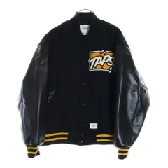 おぐXL相当 WTAPS スタジャン　キルティング　オレンジ　黒　刺繍ロゴ おぐ様専用XL相当 WTAPS スタジャン キルティング オレンジ 黒