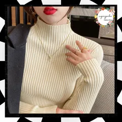 ボトルネック リブニット トップス レディース プチハイネック ニット プルオーバー きれいめ 重ね着 ニットウェア 秋冬 新作 ニットソー ファネルネック ベーシック ニットインナー 通勤 セーター 薄手 韓国風トップス 大人 リブ編み 2YTONG-015