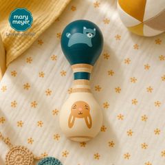 メリーマイヤー ライカ アライグマ&バニー ウッドラトル 14.5cm ウサギ | Leika 知育 玩具 ベビー 赤ちゃん 用品 かわいい ファーストトイ モンテッソーリ Mary Meyer 木製 がらがら 積み木 正規輸入品