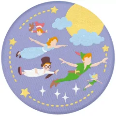 【中古】食玩 雑貨 6.ピーター・パン 「Disney Characters 刺繍缶バッジビスケット」