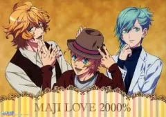 【中古】ポスター(アニメ) [単品] 那月＆翔＆藍 A4クリアシート 「アニくじ うたの☆プリンスさまっ♪マジLOVE2000% 第2弾」 E-3賞