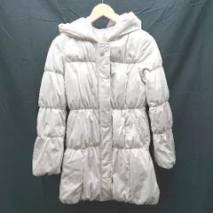 ■ Rew de Rew ジップアップ　フード　ダウン50％ フェザー50％ 長袖 ジャケット サイズM クリーム系 レディース E 【1212020028905】のサムネイル