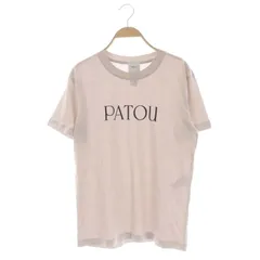 PATOU パトゥ【未使用】 カットソー 半袖 ニット ロゴ グレージュ 茶ありがとうございます
