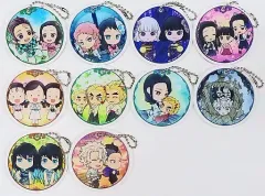 【中古】キーホルダー 全10種セット アクリルチャーム きゅんキャラいらすとれーしょんず 「一番くじ 鬼滅の刃 ～ふめつのきずな～」 E賞