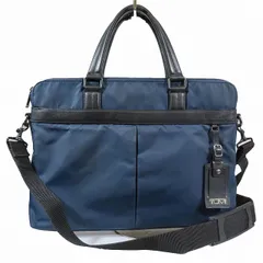 トゥミ TUMI ナイロン レザー 2WAY ブリーフケース ビジネスバッグ ネイビー 66714 メンズ のサムネイル