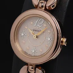 箱/コマ4/保付 シチズン ウィッカ B036-S076358 ソーラー ピンクシェル文字盤 石付 レディース腕時計 KTR 2000000