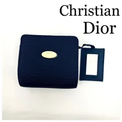 Dior ポーチ(ネイビー)セット、ミラー 新品】ディオール ポーチ ネイビー2023年限定 クリスマス コフレ