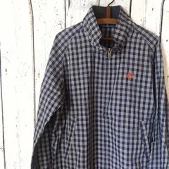 【名作】Fred Perry グレンチェック柄 スイングトップ グレー S 名作】Fred Perry グレンチェック柄 スイングトップ グレー S