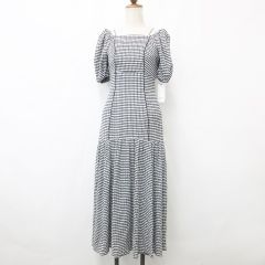 プラダ PRADA ツイードスカート ミドル ジップフライ タイト 38 S 黒  