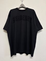 BURBERRY バーバリー バスケットボール 黒 ブラック 同系色 ロゴ オーバーサイズ メンズ レディース Mサイズ 極美品