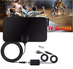 テレビアンテナ 日本語説明書付き 地デジ ブースター 4K HD TV テレビ 地上波 信号 室内 アンテナ デジタル  簡単設置 小型 軽量 高感度  AU203